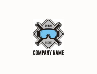 Projektowanie logo dla firmy, konkurs graficzny SKI TEAM